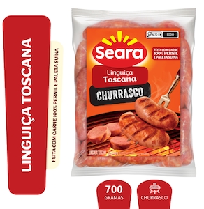 Linguiça Toscana Churrasco Seara 700g