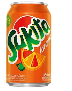 Refrigerante de Laranja Sukita 350ml