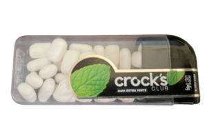 Bala Pastilha Extra Forte Mini Crocks Club 14g