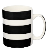 Caneca De Porcelana Reta Campineira Com Capacidade De 300ml