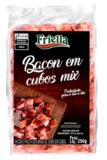 Bacon Em Cubos Friella 250g