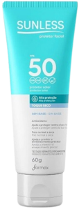 Bloqueador Solar Facial Farmax Fps 50 Sunless 60g