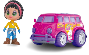 Boneca Girls In Action Vanzinha Em Caixa