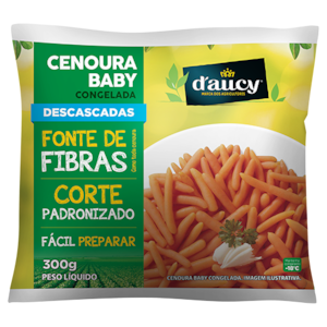 Cenoura Baby Congelada Daucy 300g