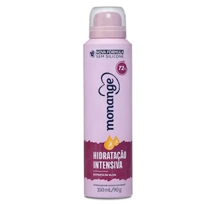 Desodorante Aerossol Antitranspirante Feminino Hidratação Intensiva Monange 150ml