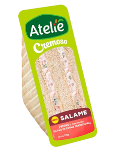 Sanduíche De Creme De Salame Ateliê 120g