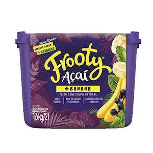 Açaí com Banana Frooty 2l