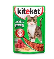 Sachê Gatos Kitekat Cordeiro 70g