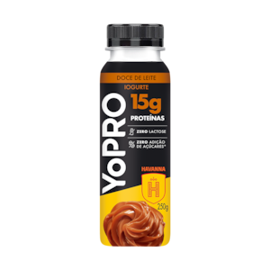 Iogurte Líquido Yopro 15g de Proteínas Doce de Leite 250g