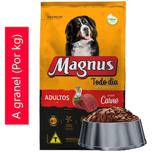 Ração para Cães Todo Dia Carne Granel Magnus 1kg