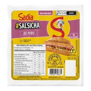 Salsicha Peru Sadia 500g