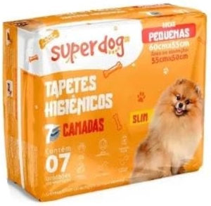 Super Dog Tapete Higiênico Eurofral Com 7un