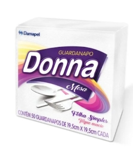 Guardanapo Donna 19.5x19.5 100un