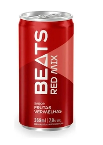 Drink Pronto Skol Beats Red Mix Lata 269ml