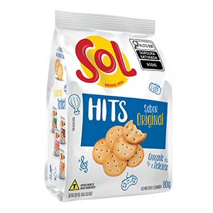 Biscoito Aperitivo Sol Hits 60g Original