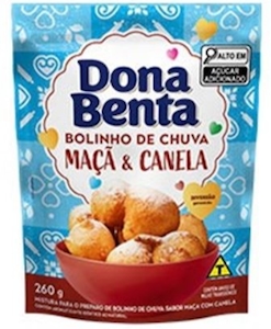 Mistura Para Bolo Dona Benta Maça E Canela Integral 400g