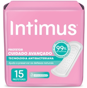 Protetor Díário Tecnologia Antibacteriana Intimus 15un