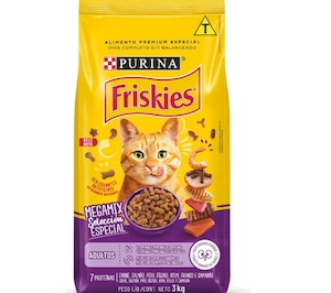 Ração para Gatos Megamix Friskies Purina 3kg