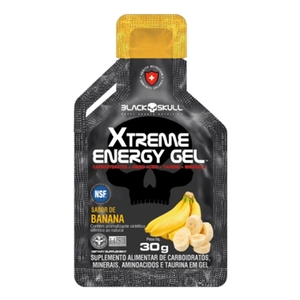 Xtreme Energy Gel Banana Black Skull 30g