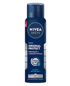 Desodorante Antitranspirante Aerossol Original Protect Nivea Men 150ml