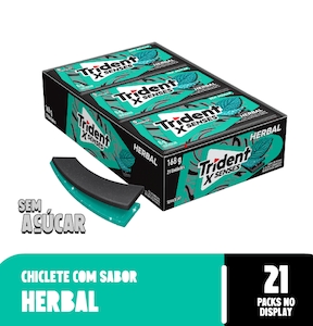 Chiclete Sabor Herbal Xfresh Trident 8g