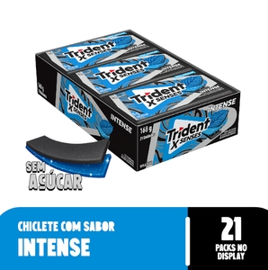 Chiclete Fresh Intense Trident 8,5g Com 21 Unidades