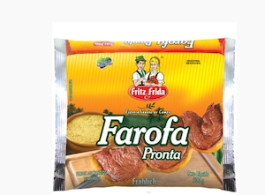 Farofa Pronta Fritz e Frida Embalagem 250g