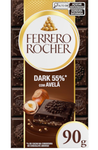Chocolate Barra Amargo Dark Ferrero Rocher 90g