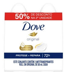 Desodorante Antitranspirante Roll-On Feminino Dove Original 50ml