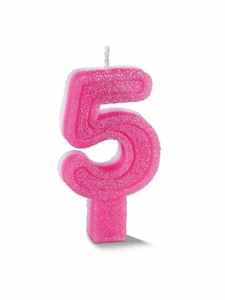 Vela Rosa Mini Luxo N5 Use Útil Un