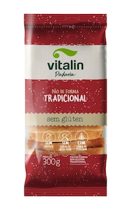 Pão de Forma Sem Glúten Vitalin 300g