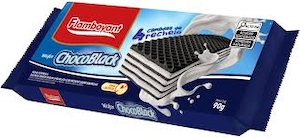 Biscoito Flamboyant Wafer Chocoblack 90g
