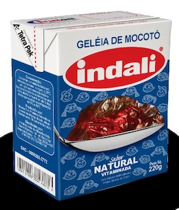 Geléia de Mocotó Indali Natural Embalagem 220g