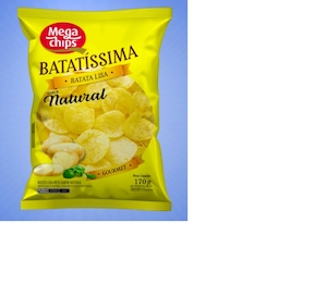 Batata Chips Natural Mega Chips 170g