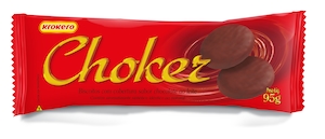 Biscoito Choker Cobertura Chocolate 95g