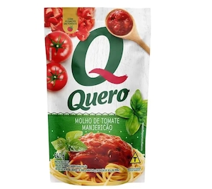 Molho De Tomate Quero Sachet 240g Manjericao