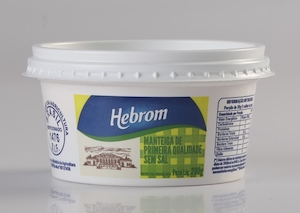 Manteiga Hebron sem Sal Embalagem 200g