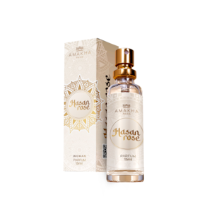 Colônia Desodorante Feminina Hasan Rose 15ml Amakha Paris