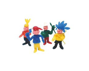 Brinquedo Mini Kit De Índios Brinkfest Com 4 Peças