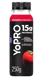 Iogurte Líquido Yopro Morango 15g de Proteínas 250g