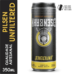 Cerveja Eisenbahn Pilsen Unfiltered Lata 350ml