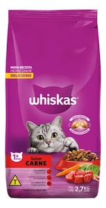 Ração Gato Whiskas Carne