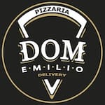 Logotipo Dom Emilio Pizzaria Delivery