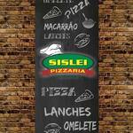 Logotipo Pizzaria e Hamburgueria Sislei