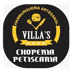 Logotipo Villa's Hamburgueria Artesanal