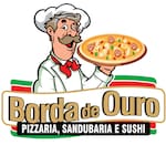 Logotipo Borda de Ouro - Pizzaria e Sandubaria