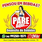 Logotipo Pare Aqui Bebidas 24 Horas