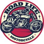 Logotipo Road Life Motorcycles
