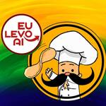 Logotipo Pizzaria Eu Levo Ai