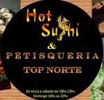 Logotipo Hot Sushi & Petisqueria Top Norte